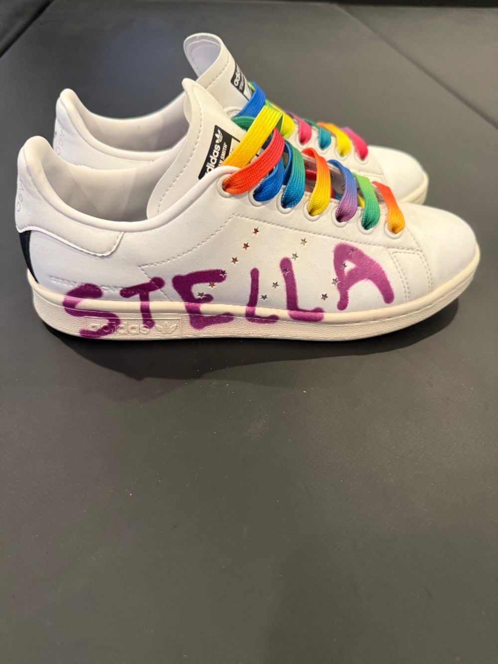Stella McCartney x Adidas Ed Curtis Stan Smith Sneakers. Size 5.5. Light Wear.